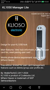 KL1050 Manager Lite screenshot 0