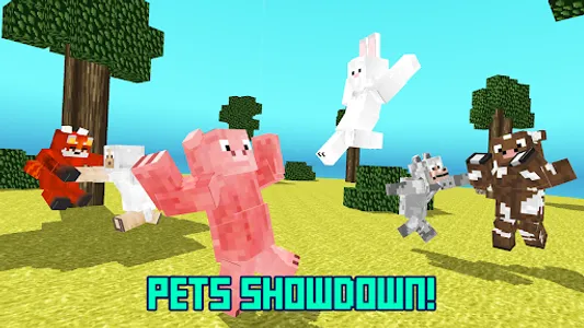Blocky Cartoon: Pets Showdown screenshot 0