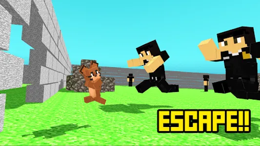 Blocky Cartoon: Road Crossing screenshot 1