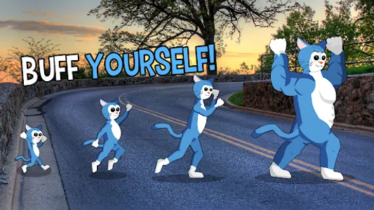 Cartoon Fight: Cats Brawl screenshot 2