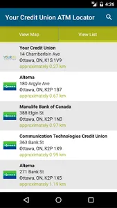 Your Credit Union ATM Locator screenshot 3