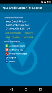 Your Credit Union ATM Locator screenshot 4