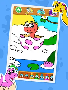 Coloring dinosaurs screenshot 3