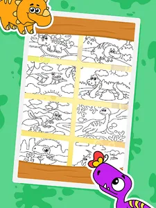 Coloring dinosaurs screenshot 5