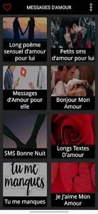 Messages D'amour Touchants screenshot 1