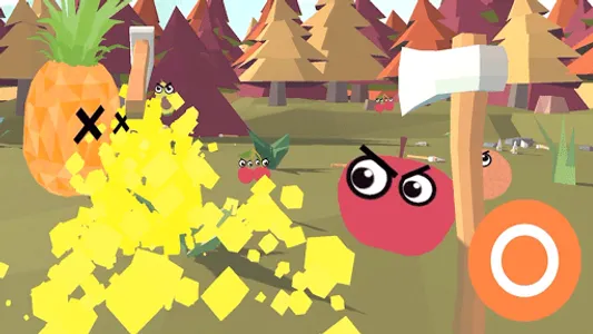 Fruit Fighter: Axe Defense! screenshot 0