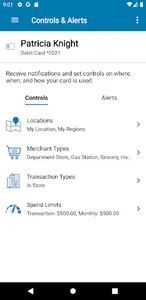 Legend Bank CardControl screenshot 2