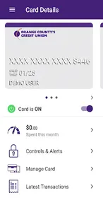Orange County’s CU CardControl screenshot 0