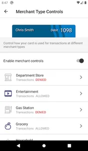 FoxCU Card Controls screenshot 3