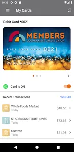 MCCU Card Secure screenshot 1
