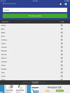 a! Fantasy Names screenshot 5