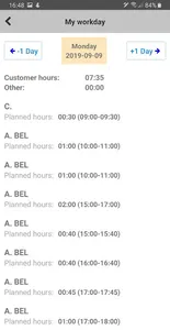 myAvistaTime screenshot 2