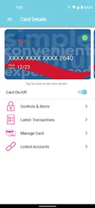 FedChoice Card Controls screenshot 2