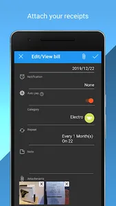 Easy Bills Reminder screenshot 3