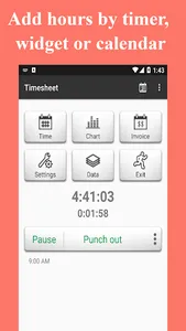 Timesheet - Time Tracking Pro screenshot 0