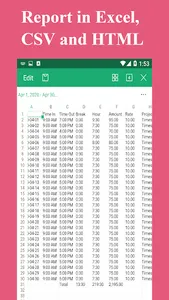 Timesheet - Time Tracking Pro screenshot 3