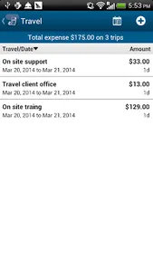 Travel Expense (Paid) screenshot 1