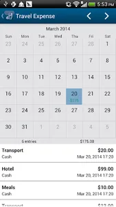 Travel Expense (Paid) screenshot 2