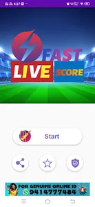 Fast Live Score - Cricket screenshot 0