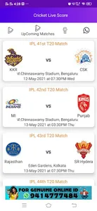 Fast Live Score - Cricket screenshot 2