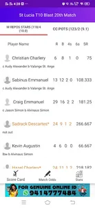 Fast Live Score - Cricket screenshot 4