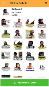 Aashram Stickers For WhatsApp  screenshot 11