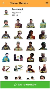 Aashram Stickers For WhatsApp  screenshot 19