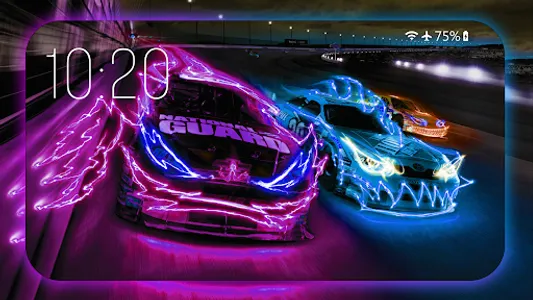 Neon Cars Wallpaper HD: Themes screenshot 1