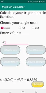 Math Sin Cos Tan Calculator screenshot 4