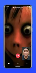Fake Video Call Creepy Momo screenshot 2