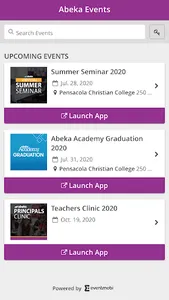 Abeka Events screenshot 0