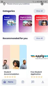 NAC Travel App screenshot 1