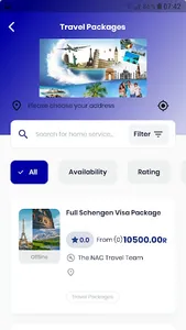 NAC Travel App screenshot 2