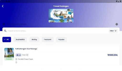 NAC Travel App screenshot 9