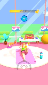 Idle Fitness: Beauty Girl screenshot 1