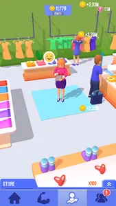 Idle Fitness: Beauty Girl screenshot 6