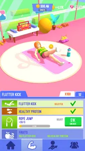 Idle Fitness: Beauty Girl screenshot 7