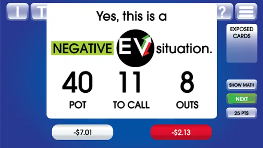 Poker PEVIT:  Positive EV Intu screenshot 1