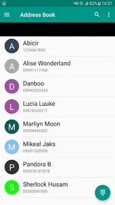 Address Book and Contacts screenshot 1