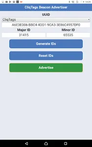 CliqTags Beacon Advertiser screenshot 3