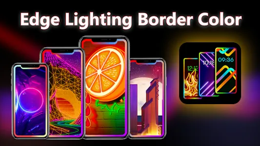 Border Edge Lighting Wallpaper screenshot 14