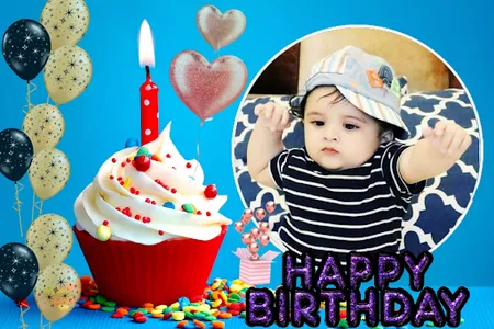 Birthday Photo Frame 2023 HD screenshot 0