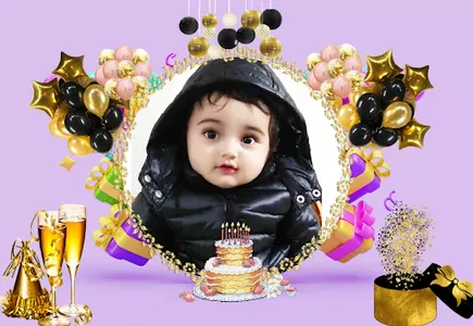 Birthday Photo Frame 2023 HD screenshot 2
