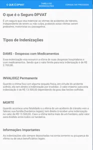 Seguro Dpvat screenshot 2