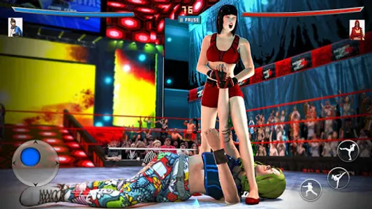 Angry Girl Ring Wrestling Game screenshot 11