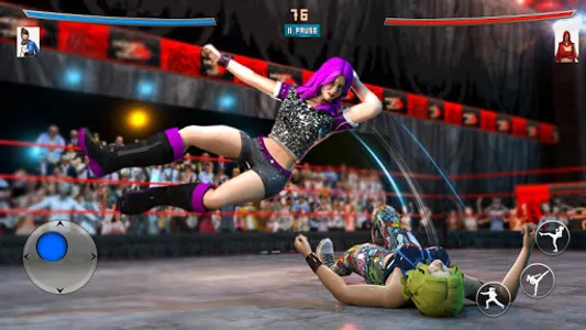 Angry Girl Ring Wrestling Game screenshot 13