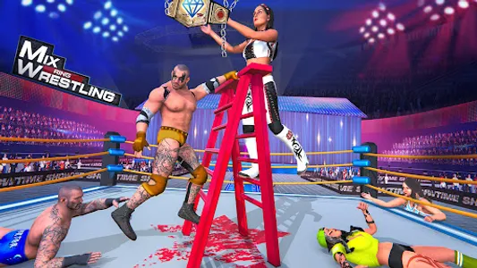 Angry Girl Ring Wrestling Game screenshot 3