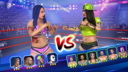 Angry Girl Ring Wrestling Game screenshot 9