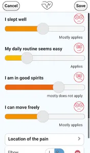 MyPain screenshot 2