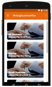 Business plan examples screenshot 1